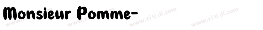 Monsieur Pomme字体转换 Monsieur Pomme字体转换